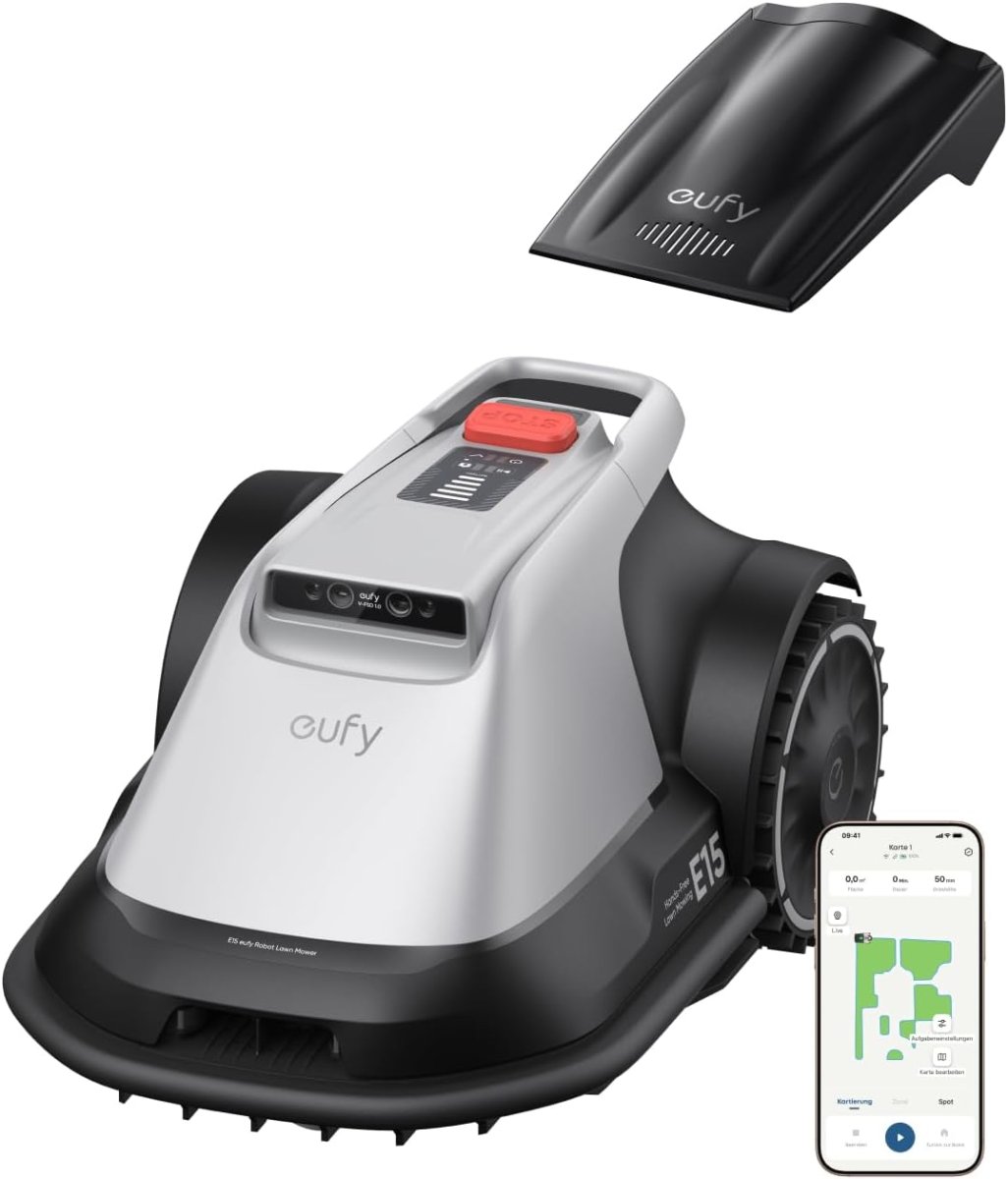 eufy E15 – Robotermäher ohne Begrenzungsdraht (bis 800 m²)